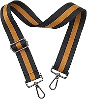 Vista 93 de Correa para bolso con herrajes dorados de repuesto, correa para bolso cruzado, correa ancha ajustable para colgar al hombro