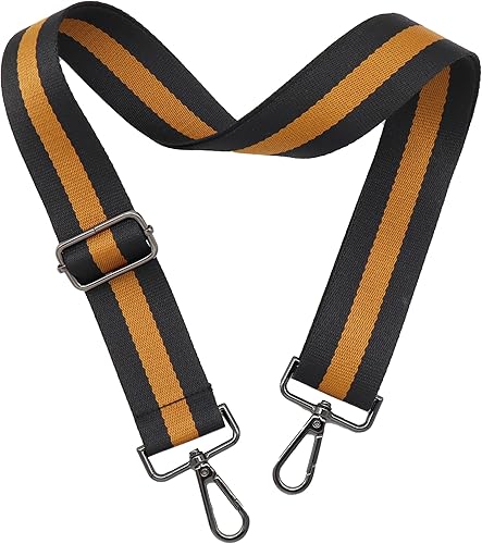 Miniatura 93 de Correa para bolso con herrajes dorados de repuesto, correa para bolso cruzado, correa ancha ajustable para colgar al hombro