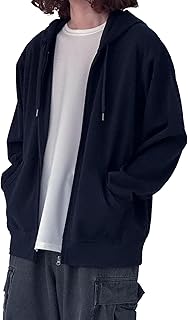 [NAVY] ネイビー パーカー メンズ UVカット ドライ 軽量 ストレッチ 無地 ジップアップ トップス