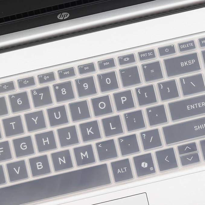 Protector de Teclado para HP Laptop AI 15" y 17" - Silicona Transparente miniatura 4