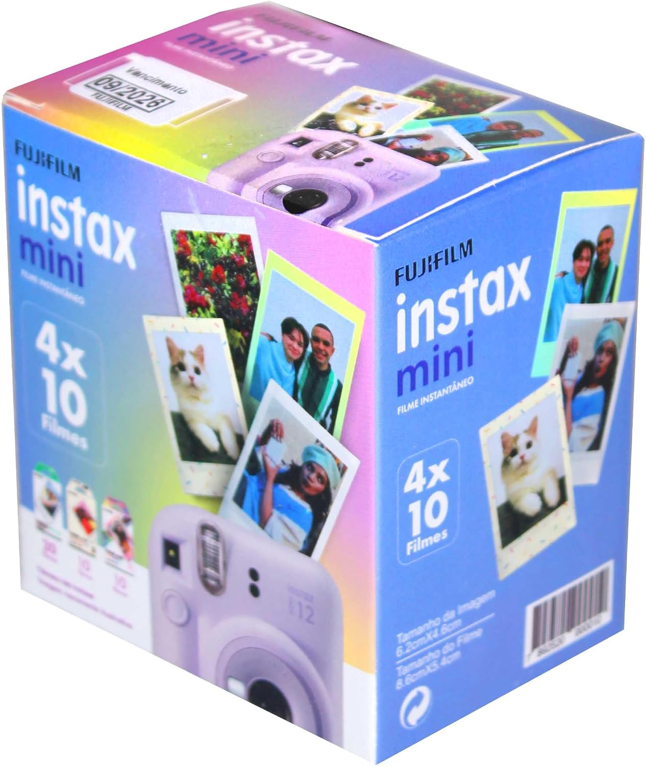 FILME INSTAX MINI - C/ 40 SOFT COLORS