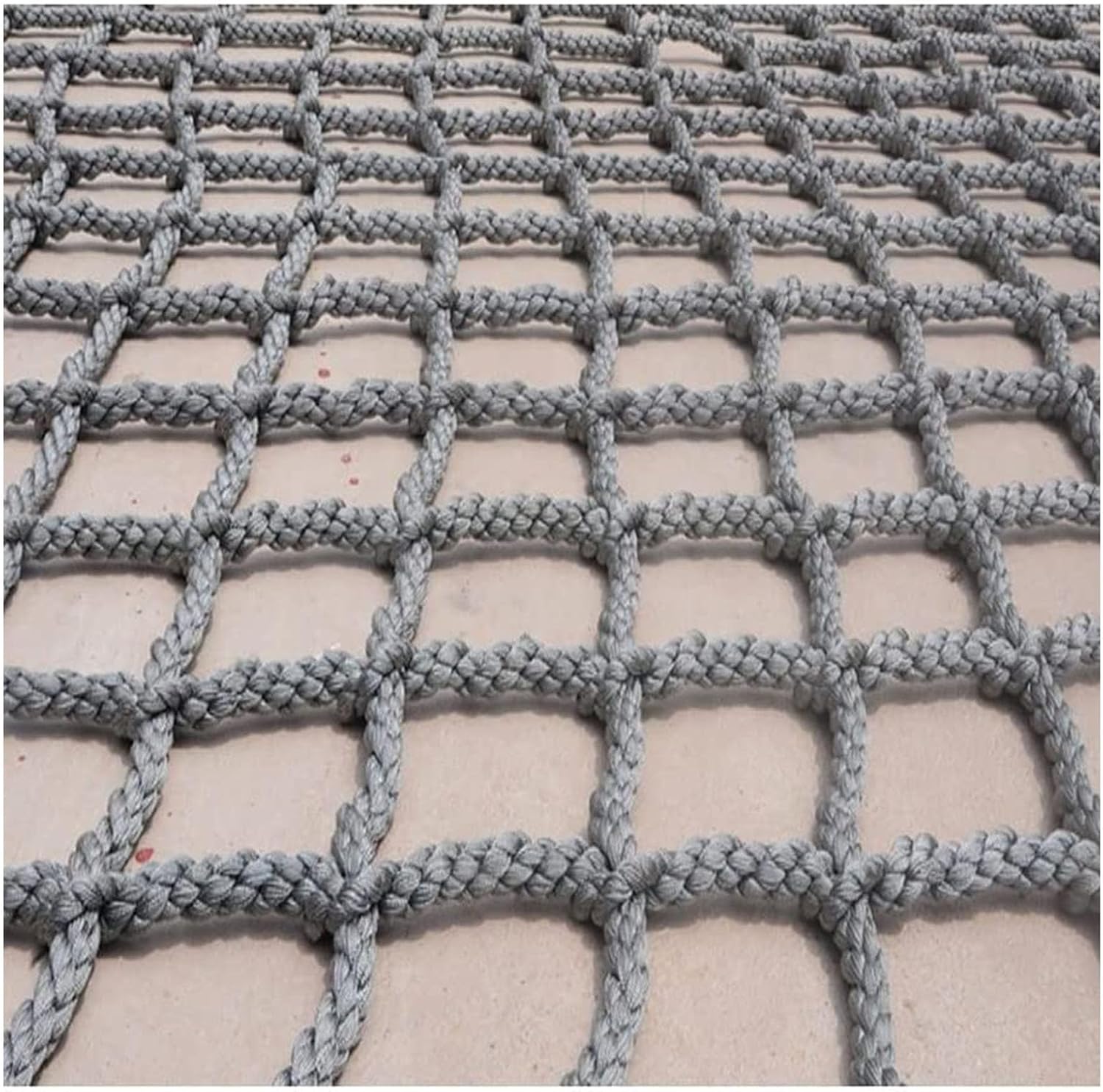 Kids Climbing Cargo Net - 24.6x29.5ft Rope Netting for Playground Safety, Outdoor Child Rock Ladder Wall Frame Protective Climb Net, Ideal for Active Play