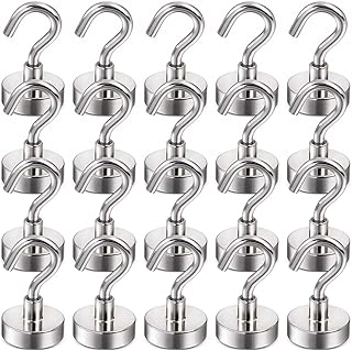 Sponsored Ad - DIYMAG Magnetic Hooks, 25Lbs Strong Magnet Hooks for Kitchen, Home, Cruise, Workplace, Office and Garage, P...