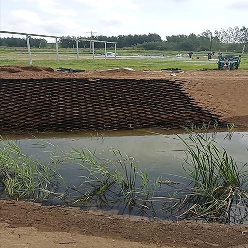 Miniatura 3 de YANBI Rejilla de tierra para grava, Geomalla de malla de panal resistente, Geocell de red de paisaje para pendientes, Estabilizador de control de