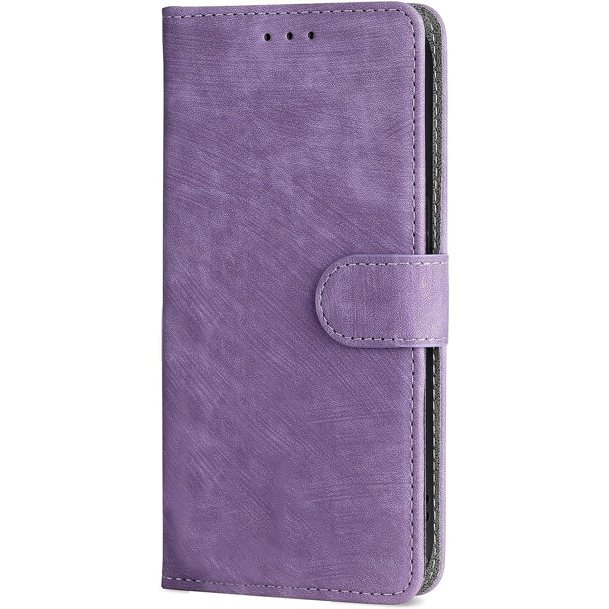 BEEJTUNY Leather Case For Blackview shark 6, Wallet Function with RFID Protection, Magnetic Closing Shell, Built-in TPU Protective Cover.Purple