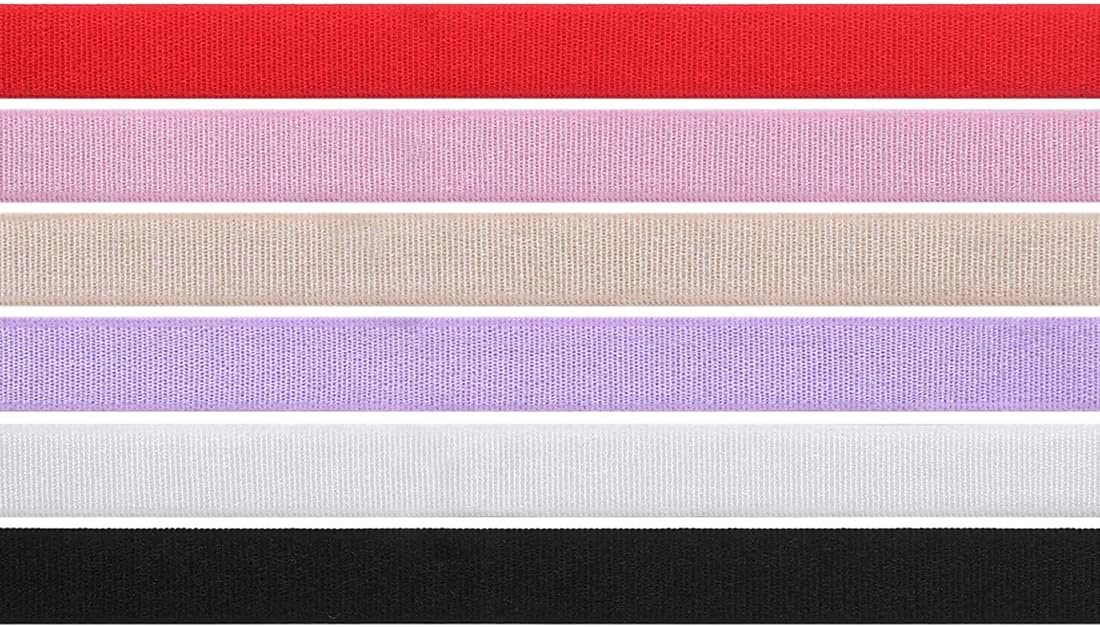 5 Yard 3/8" 10mm Shiny Nylon Bra Strap Elastics Spandex Bands Shoulder Tape Underwear Lingerie DIY Sewing Trim (Navy)