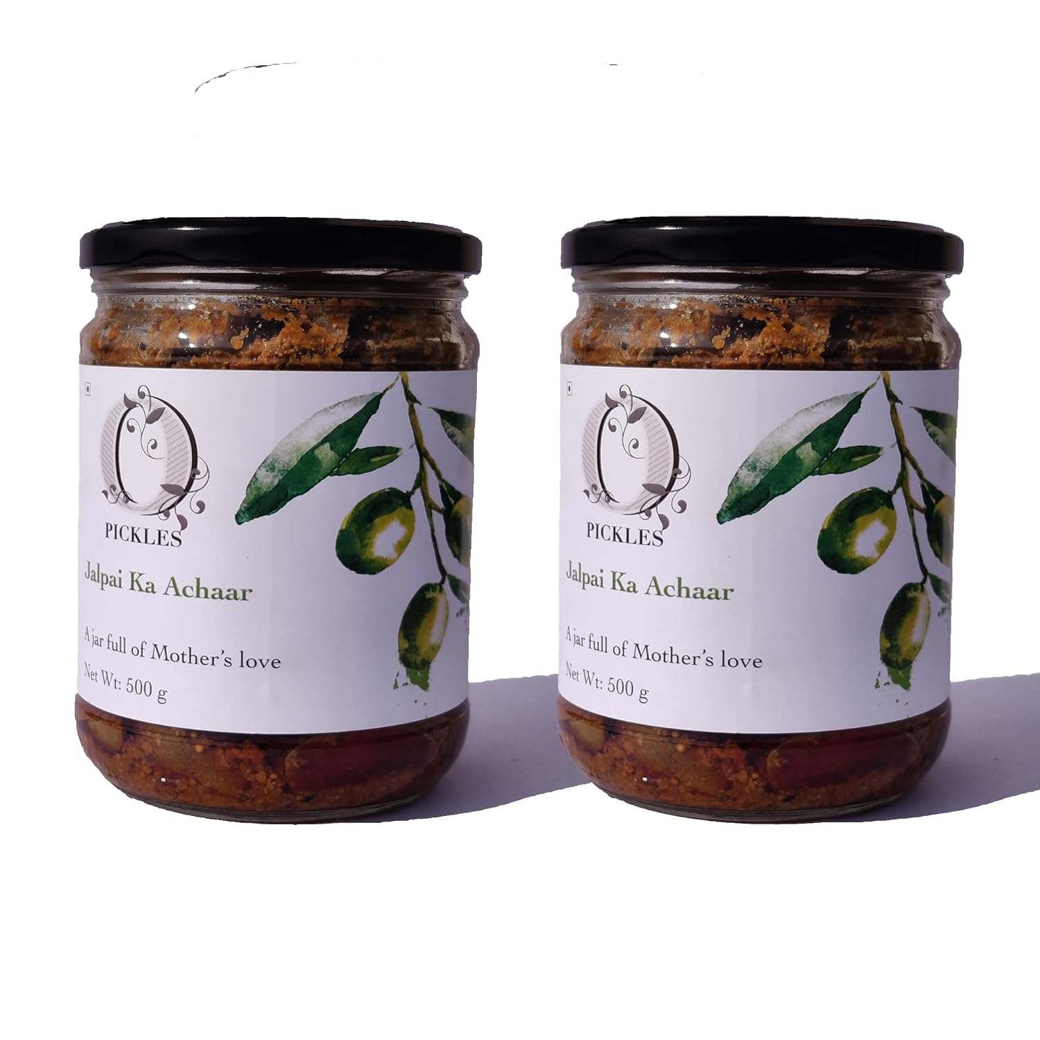 Opickles | Homemade Achar | Handmade Pickles | Jalpai ka Achaar & Jalpai ka Achaar | Indian Olive Pickle & Indian Olive Pickle | 500gm + 500gm