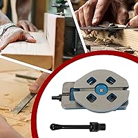 Vista 6 de findmall Tornillo de molino de precisión de 2 pulgadas con tornillo de banco de fresado resistente con base de rotación de 360 grados