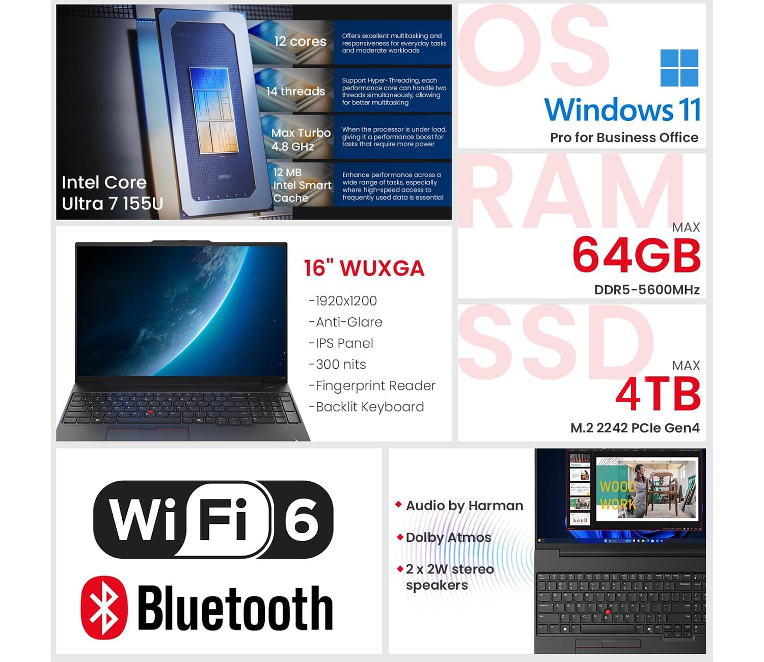 Amazon.com: Lenovo 2025 ThinkPad E16 Gen 2 Business Laptop, Intel