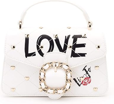 Liu Jo N19067E001001065 - Bolso de piel para mujer, color blanco - Blanco -  Talla única : Amazon.es: Zapatos y complementos