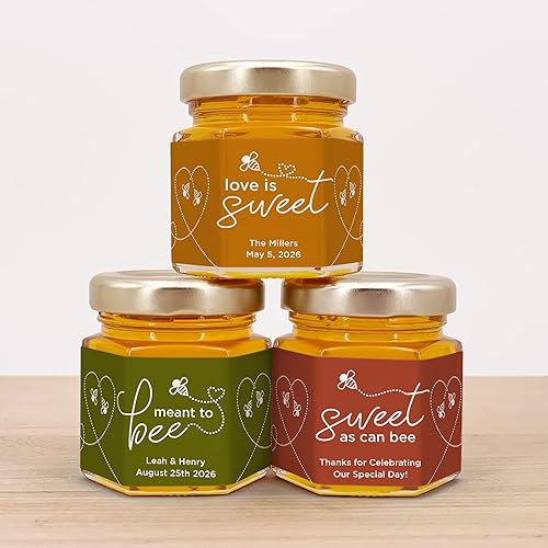 Miniatura 3 de Recuerdos de boda de miel, fiesta de novia con temática de abeja caprichosa, recuerdos de despedida de soltera de miel, recuerdos de miel, mini