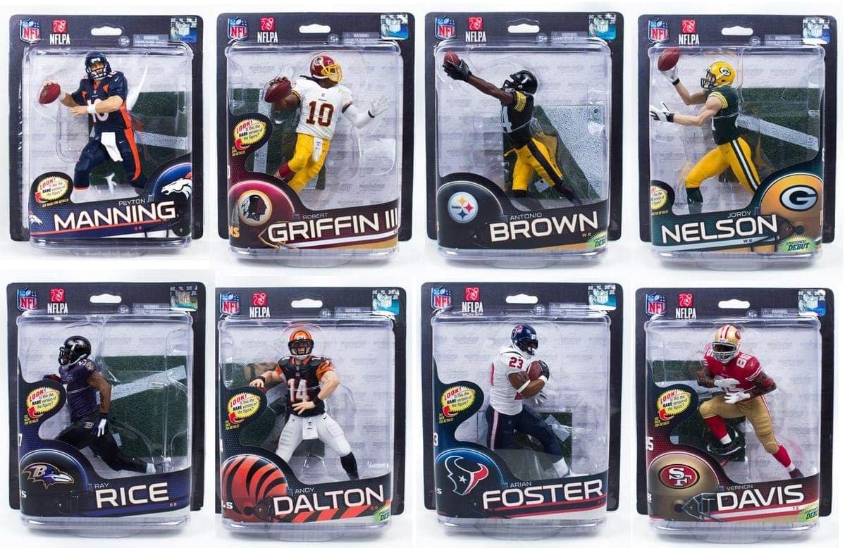 NFL McFarlane Series 32 Assorted Sealed Case of 8 Figures