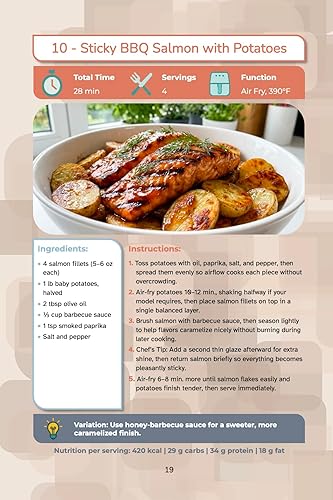 Miniatura 2 de Air Fryer Cookbook for the Lazy Gourmet A Full-Color Guide with Easy, Tasty & Budget-Friendly Recipes for Everyday Cooking