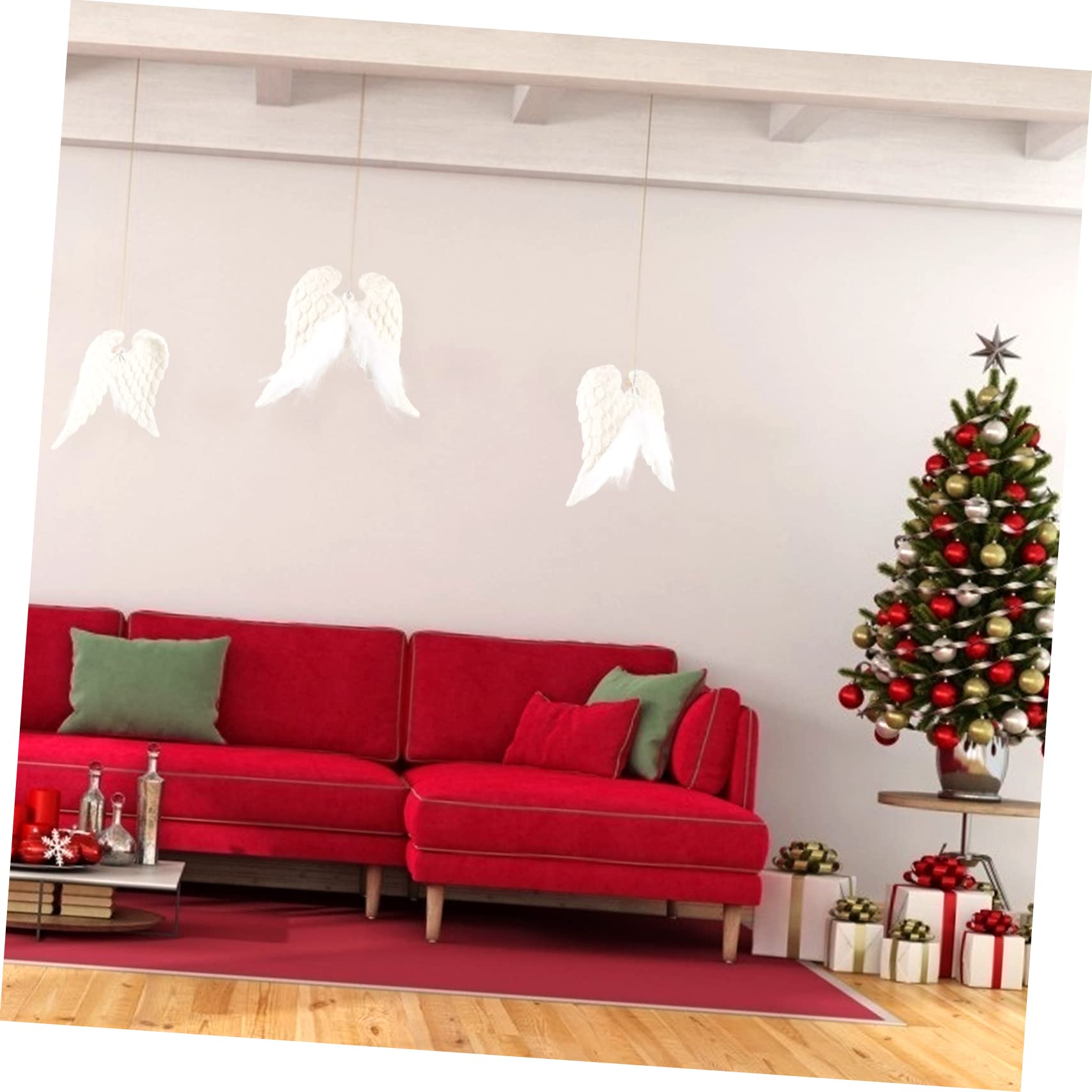ABOOFAN 5 Sets Weihnachtsbaumschmuck Weihnachtsbaumschmuck Kreative Weihnachtsanhänger Exquisite Handwerkskunst Leichtes Weihnachtsthema Party- Und Bankettdekor 2 Stück * 5