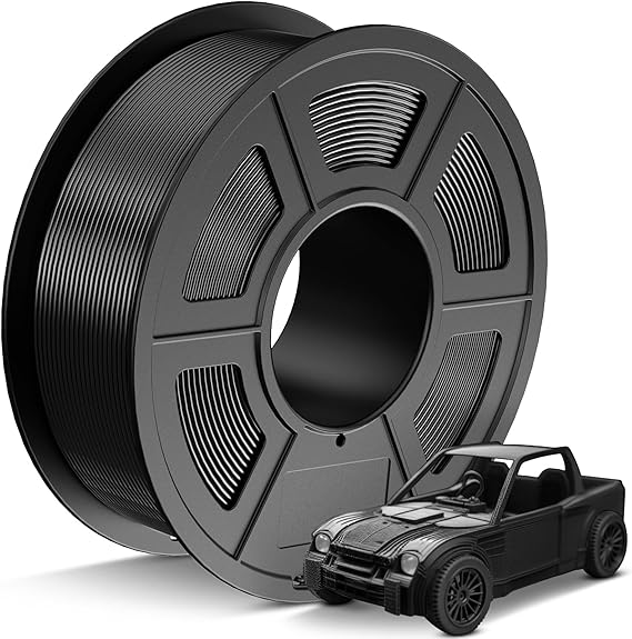 JAYO PETG Filament 1.75mm Black 1.1 KG, Strong Toughness PETG 3D Printer...