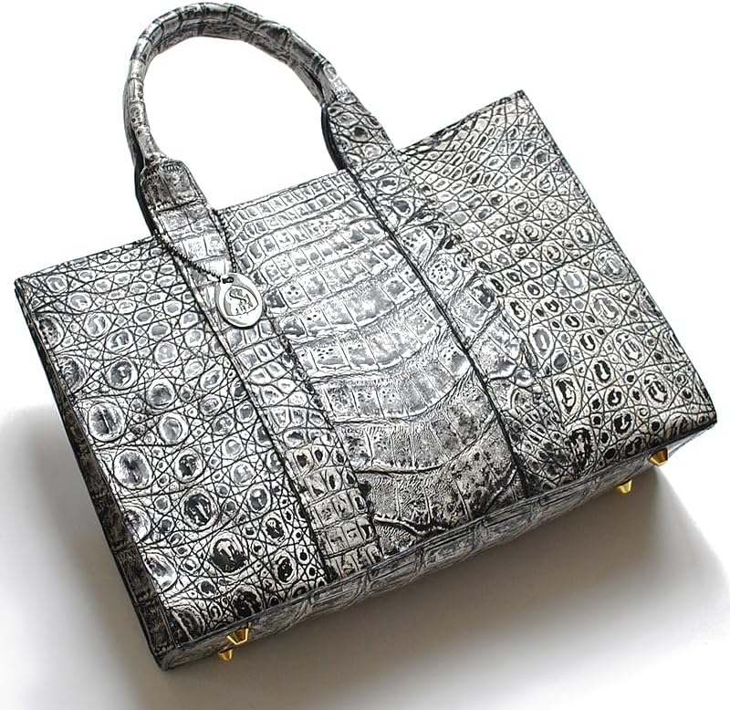 クロコダイル 本革 JRA オーガナイザー 手提げバッグ 財布 クロコダイル 本革 JRA オーガナイザー 手提げバッグ 財布