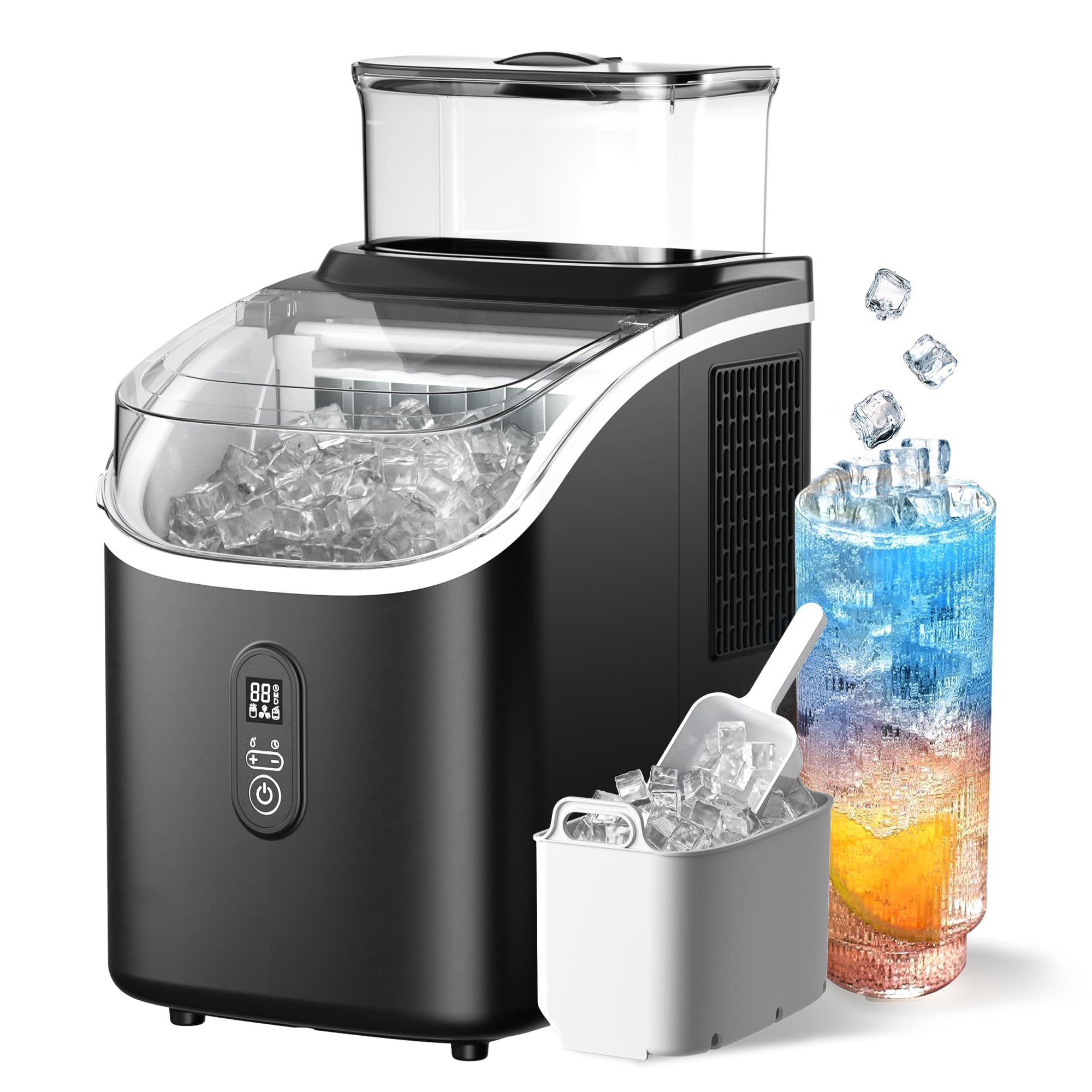 Amazon.co.jp: 製氷機 家庭用 【四角い透明氷 高速製氷】8分16個 42dB