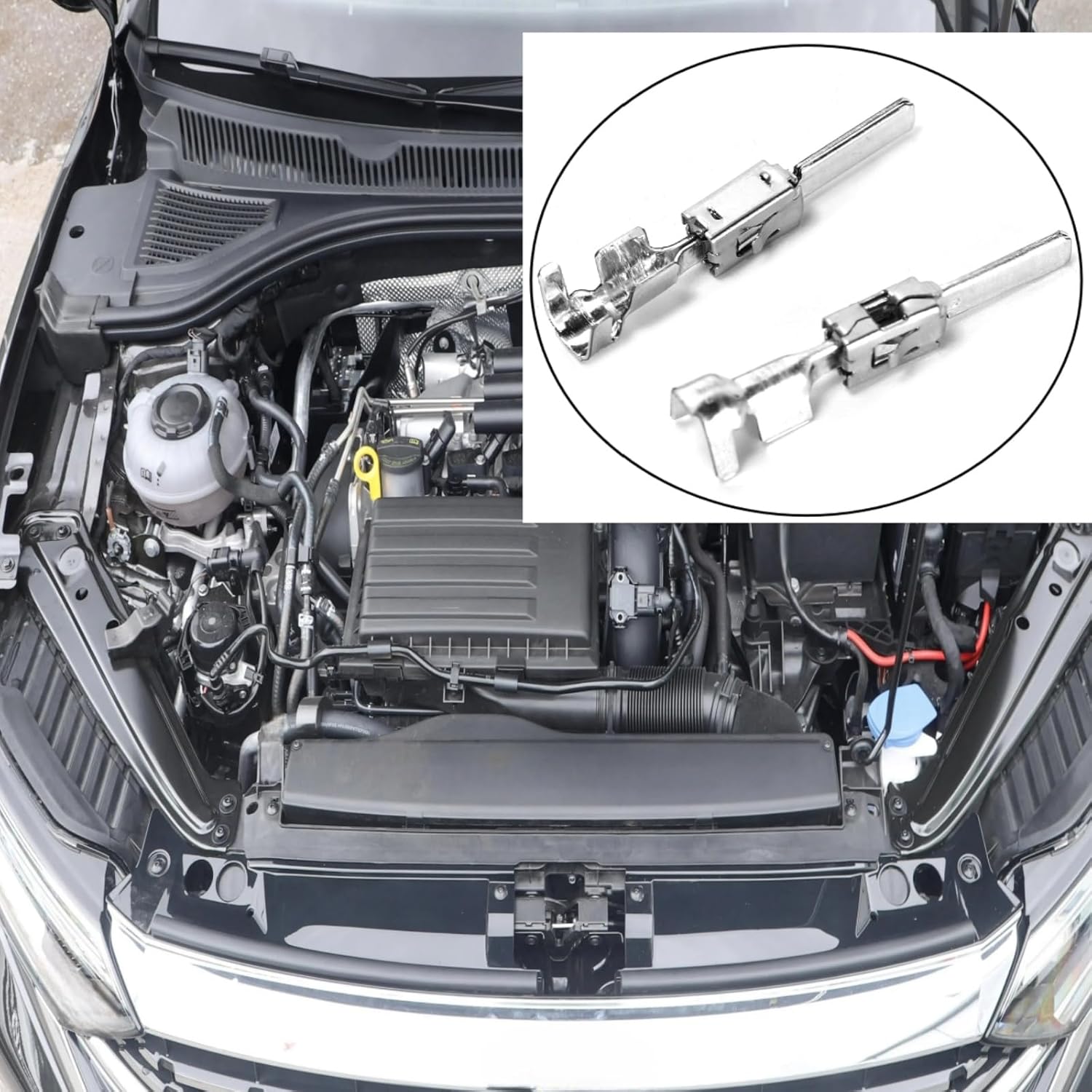 20Pcs Automotive Wiring Harness Pin Wiring Crimp Terminal OEM 000979226E Compatible With Audi Compatible With Skoda Etc