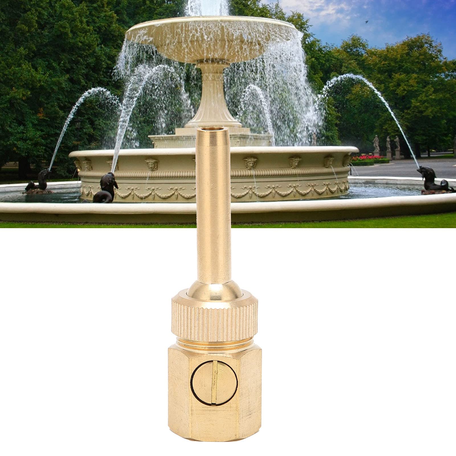 Efecto Fuegos Artificiales Agua Boquilla Fuente Agua Latón - Efecto Fuegos  Artificiales Para Jardín O Estanque Rociador Estanque Jardín, image size:1601x1601