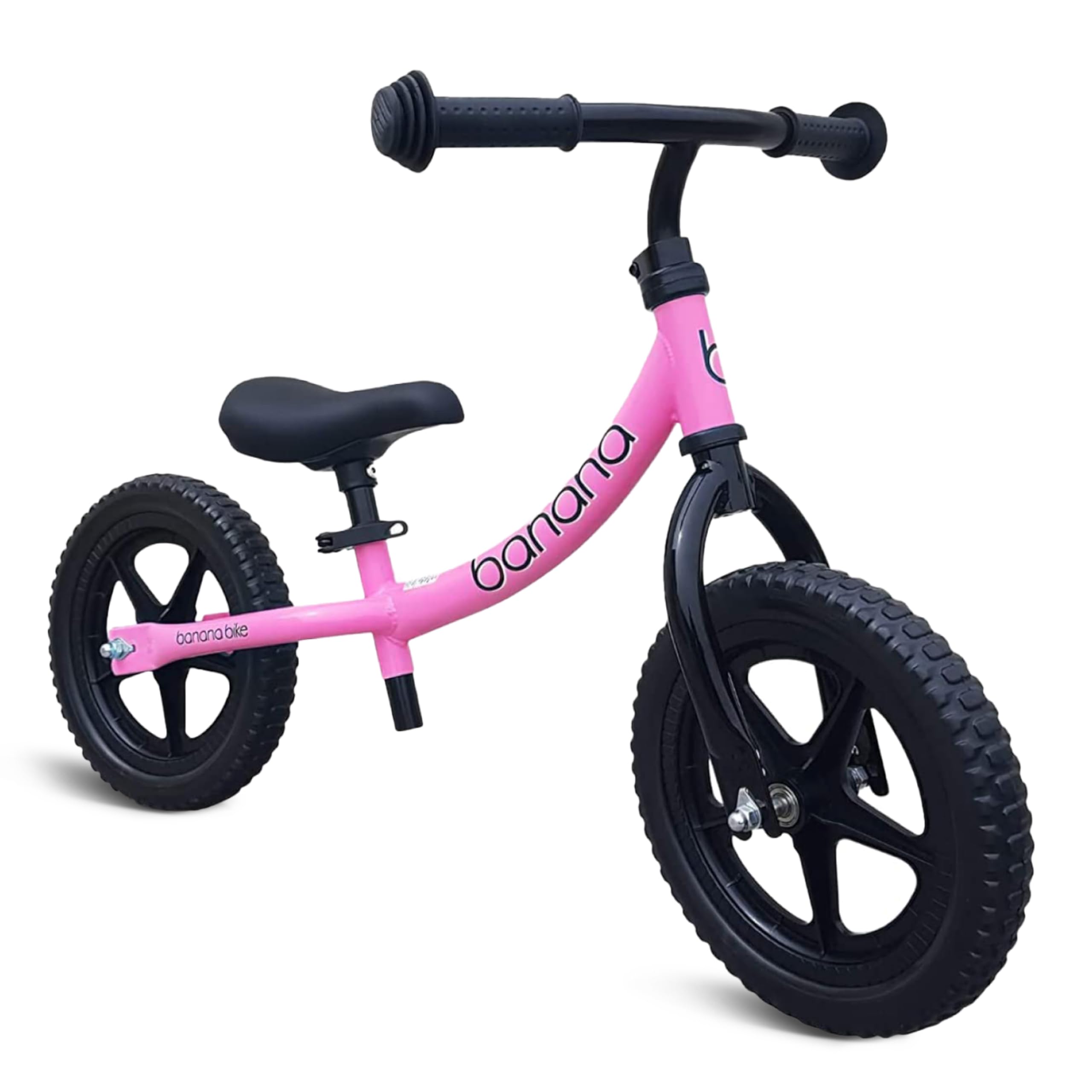 Banana LT Draisienne Enfant 2-5 Ans – Aluminium Léger (3.7kg), Pneus EVA – Guidon Et Siège Réglables – Vert
