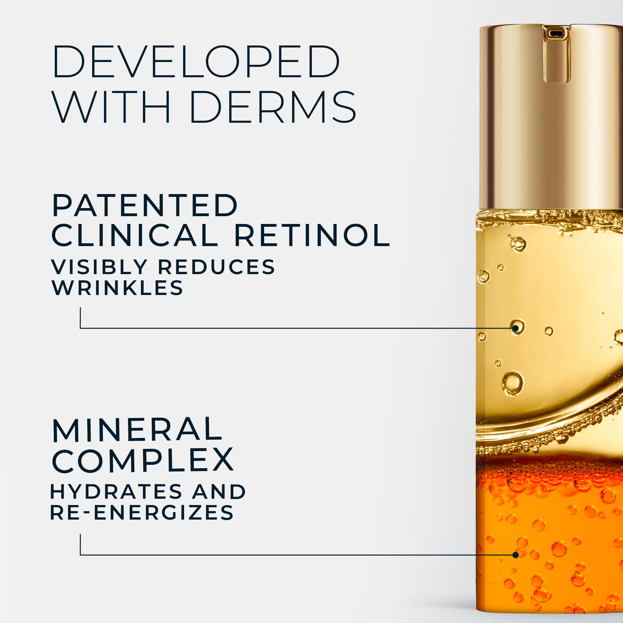 RoC Retinol Correxion Deep Wrinkle Retinol Face Serum with Ascorbic Acid, 30 mL