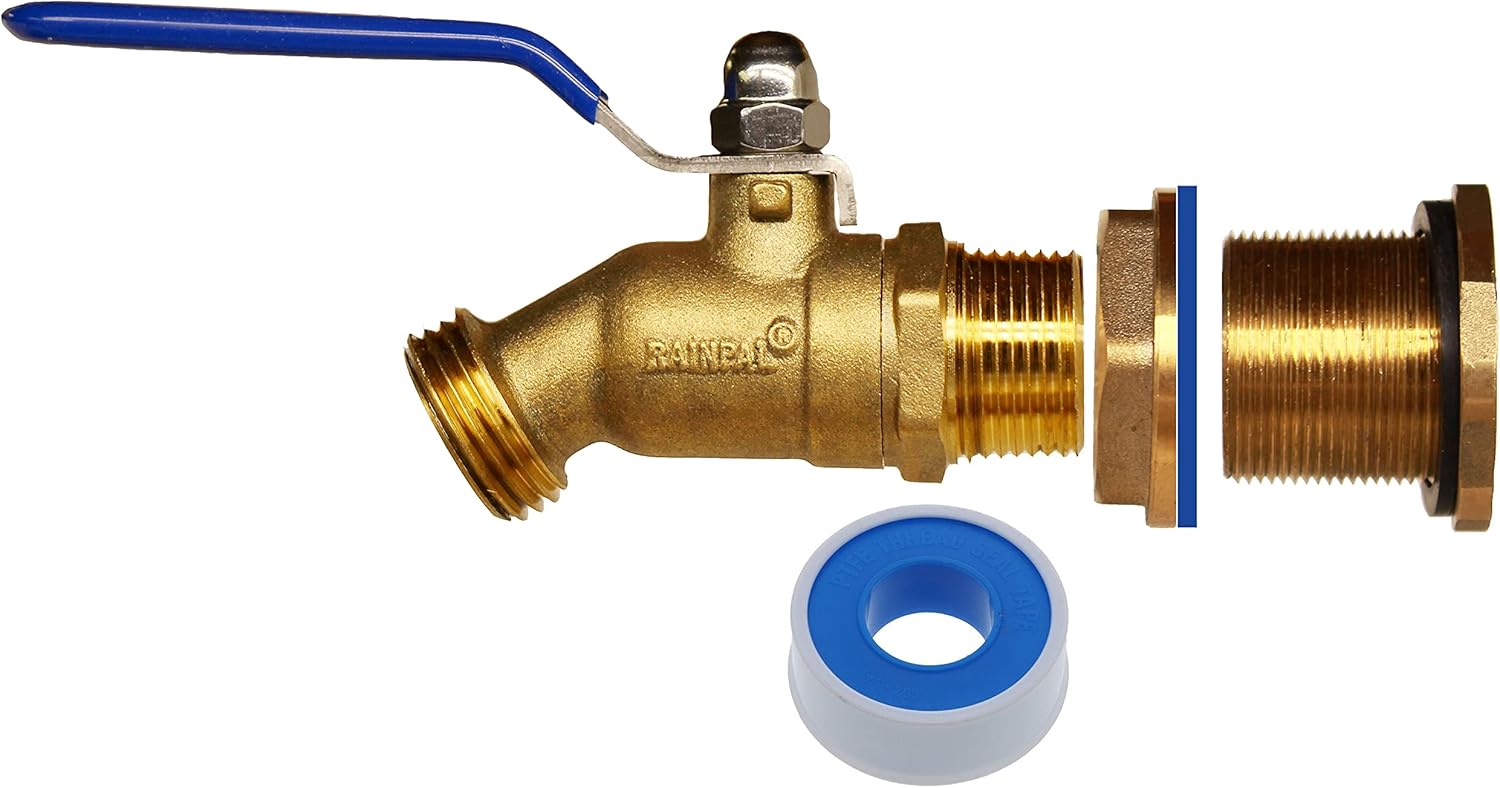 Connectors, Clamps & Fittings Watering Equipment Rain Barrel Faucet