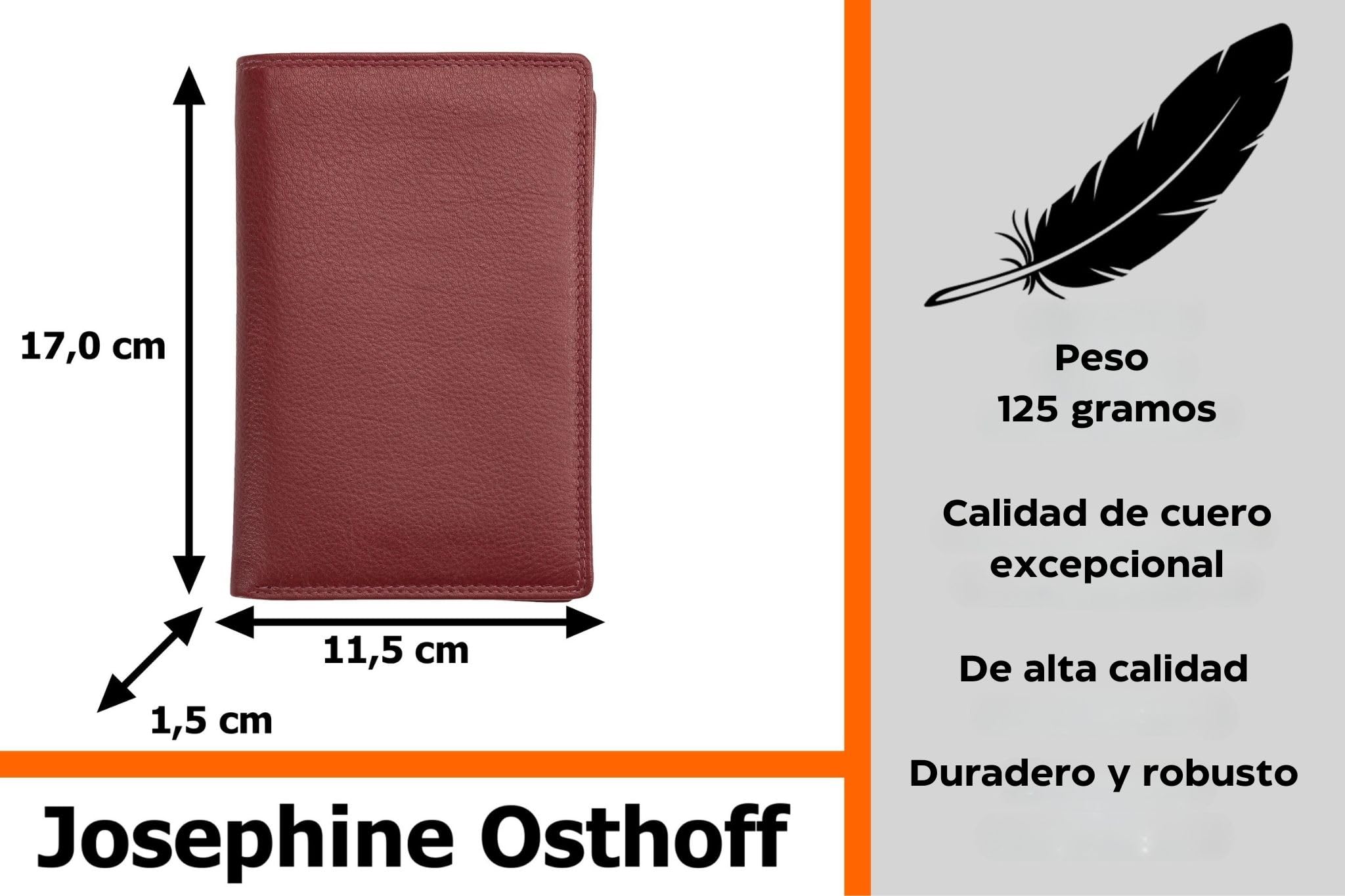 Cartera Fina De Piel