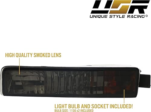 Miniatura 6 de USR DEPO 97-01 Prelude JDM - Juego de faros delanteros con lente transparente (izquierdo + derecho) compatible con Honda Prelude 1997-2001 (2D Coupe)