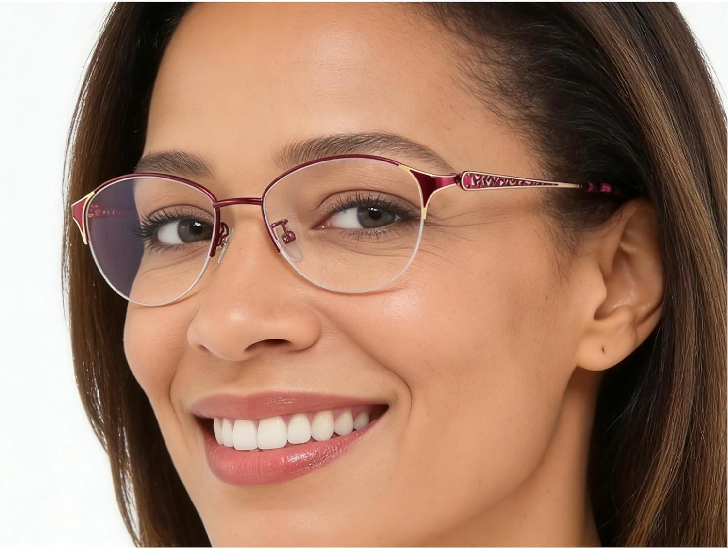 laureles/Photochromic Bifocal Reading Glasses Women's Sun Glasses Fashion Transition Metal Frame Presbyopia Female - Image 3