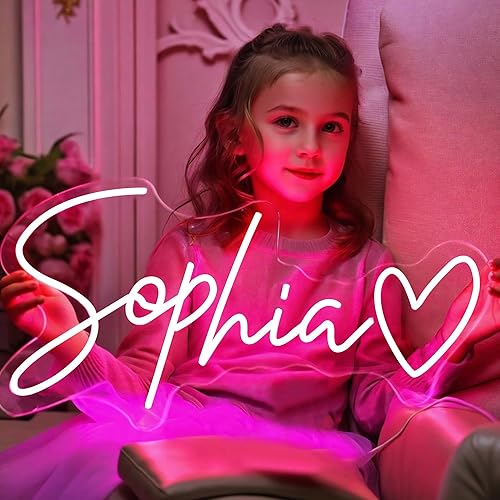 Miniatura 1 de Letrero de neón personalizado, letreros de neón LED personalizados, letrero de neón de boda, letreros de neón personalizados para decoración de