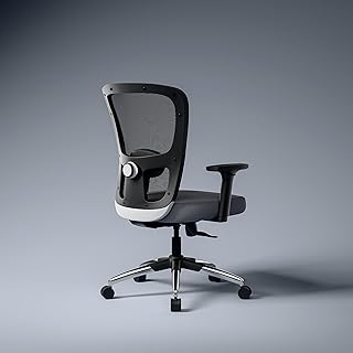 Green Soul Jupiter Superb (Mid Back) Ergonomic Mesh Office Chair for Work 3 Year Warranty Multi-Lock Synchro Tilt Recline Mechanism 2D Armrest Adjustable Lumbar Grey