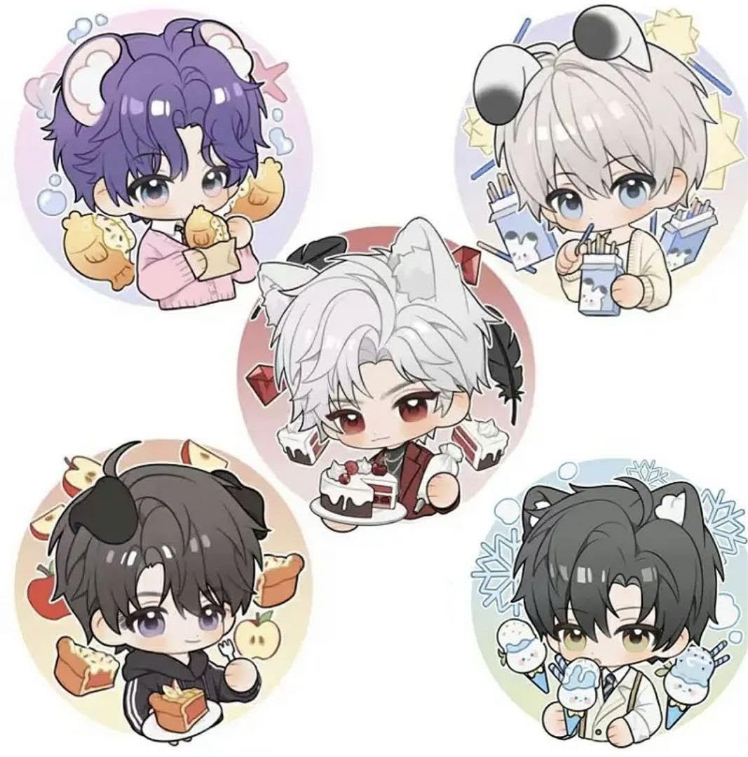 Amazon.co.jp: 恋と深空 セイヤレイホムラシン 73。5点 缶バッジセット  