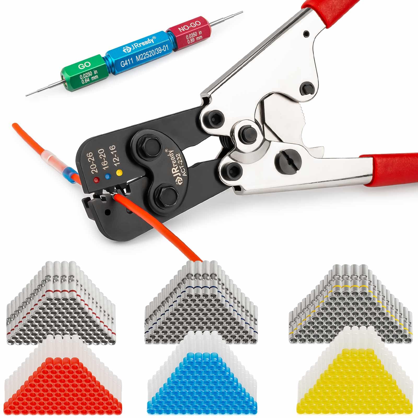 Snapklik.com : ST2172 300 Sets Butt Connectors Heat Shrink IP68 ...