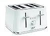 Tefal Loft 4-Slot Toaster, 7 Browning Levels, Defrost, Stop + Reheat Functions, Removable Crumb Tray, High-lift + Self-Centring Racks, 1700W, TT760140, Classic Design in White — Toasters deal