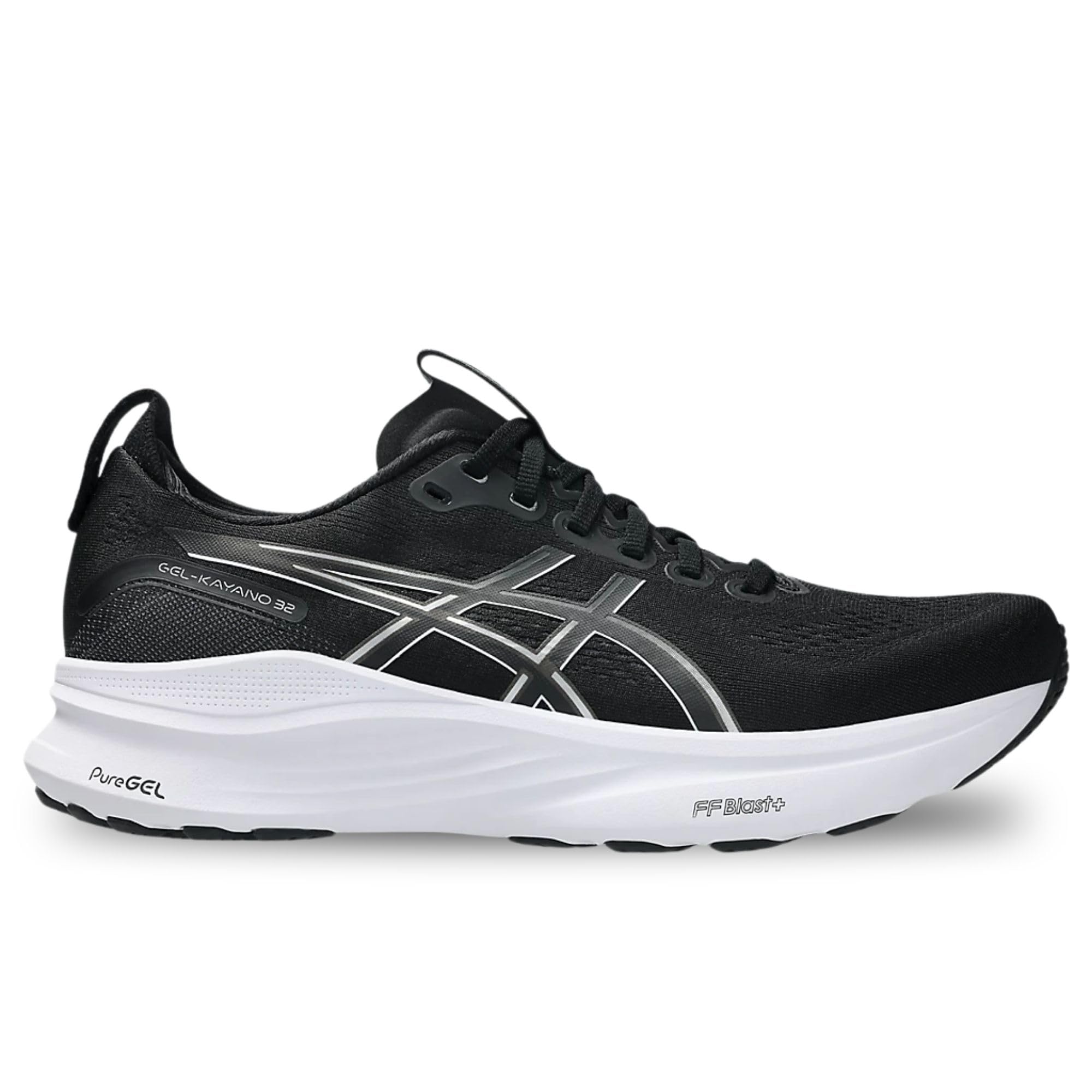 ASICS Gel-Kayano 32 Sneakers pour Homme - Confort et Stabilité en Noir et Blanc