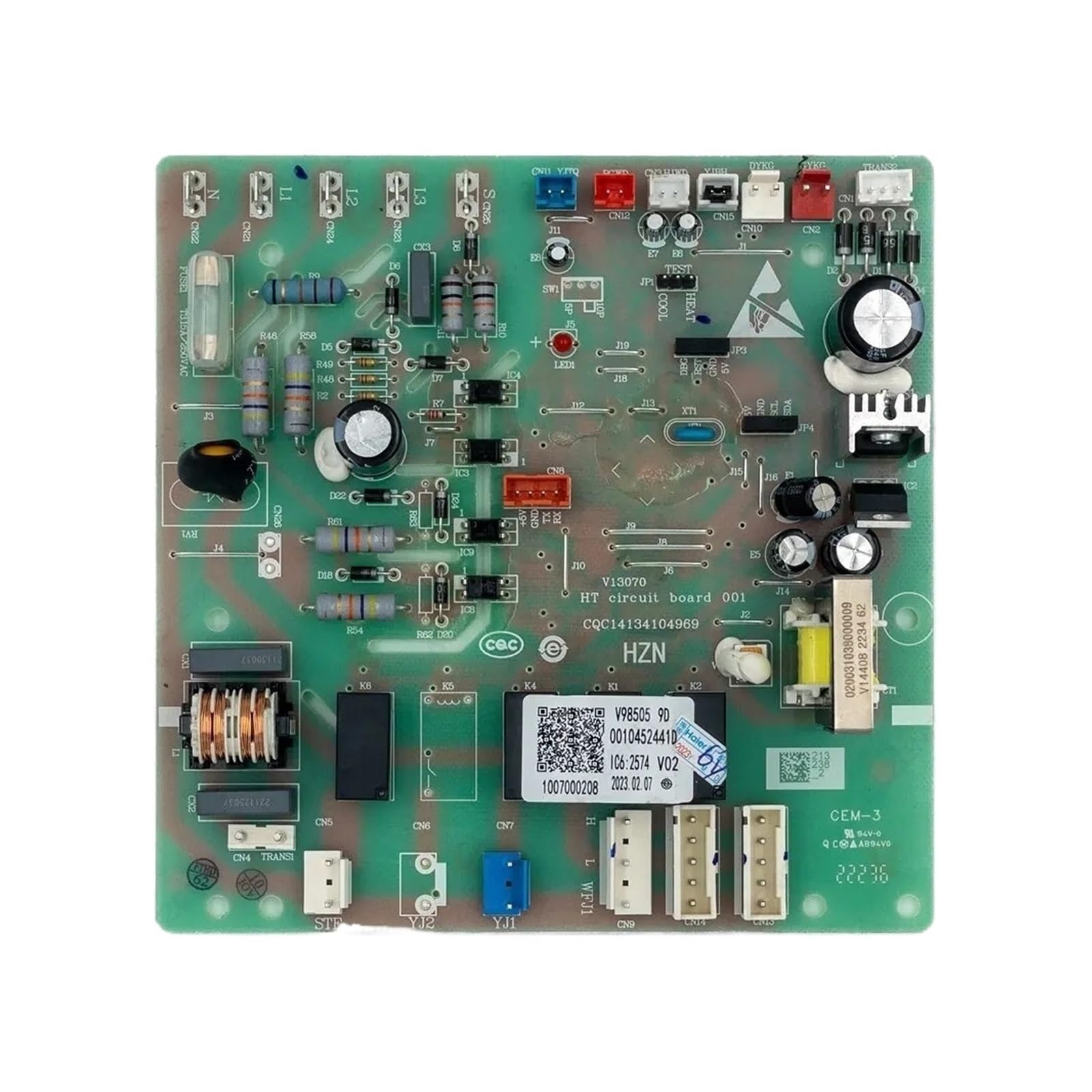 Weigexieo One Color Air Conditioner Outdoor Unit Circuit Pcb Control Board 0010452441D ，Compatible For Haier ，0010452441D Control Board