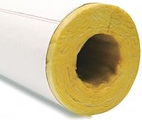 Owens Corning 1-1/2 in. x 3 ft. Fiberglass Pipe Insulation, 1/2 in. Wall - Energy Saving Plumbing Cover