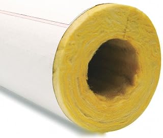 Owens Corning 1-1/2 in. x 3 ft. Fiberglass Pipe Insulation, 1/2 in. Wall - Energy Saving Plumbing Cover