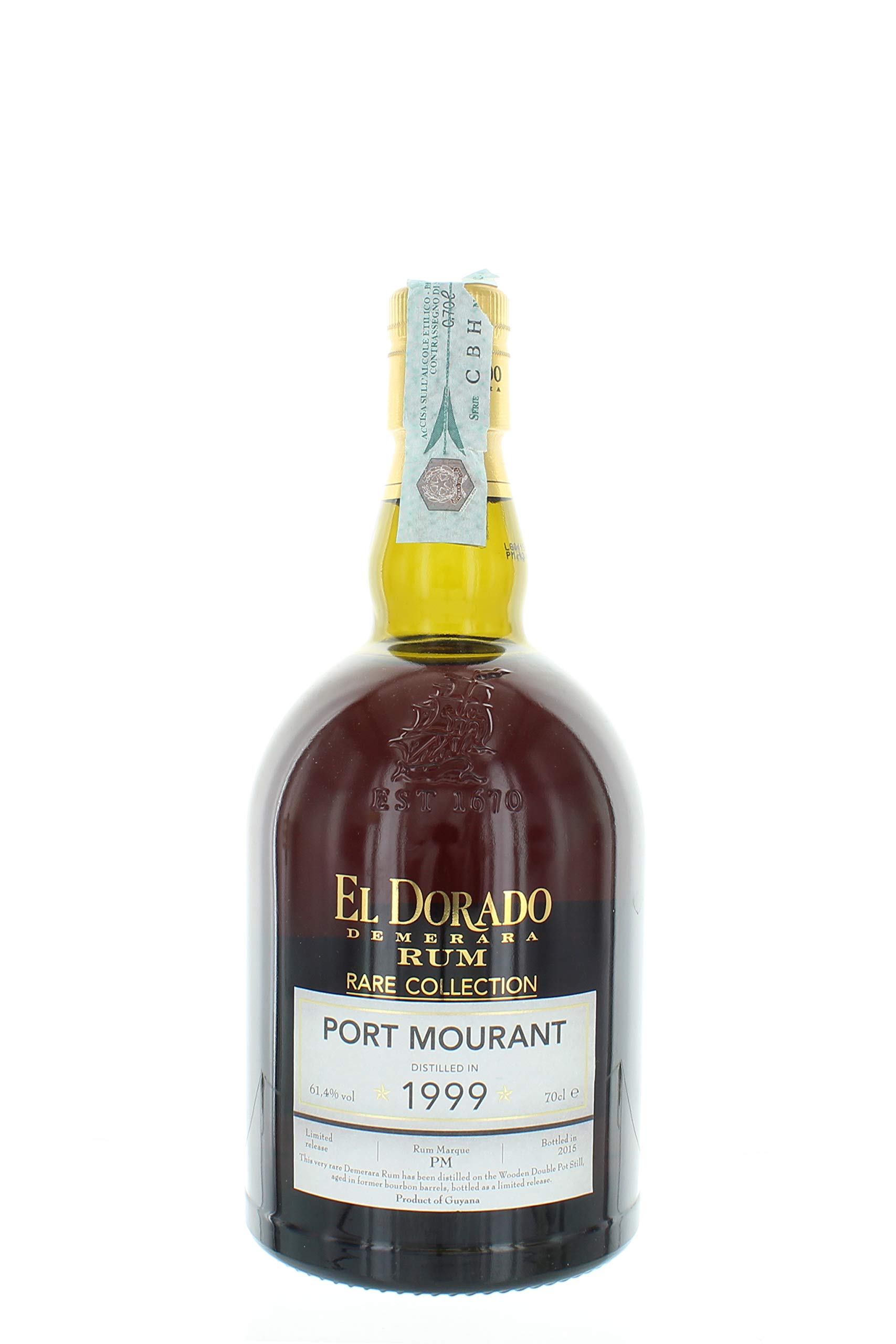 El Dorado PORT MOURANT Demerara Rum RARE COLLECTION Limited Release 1999 61,4% Vol. 0,7l in Giftbox