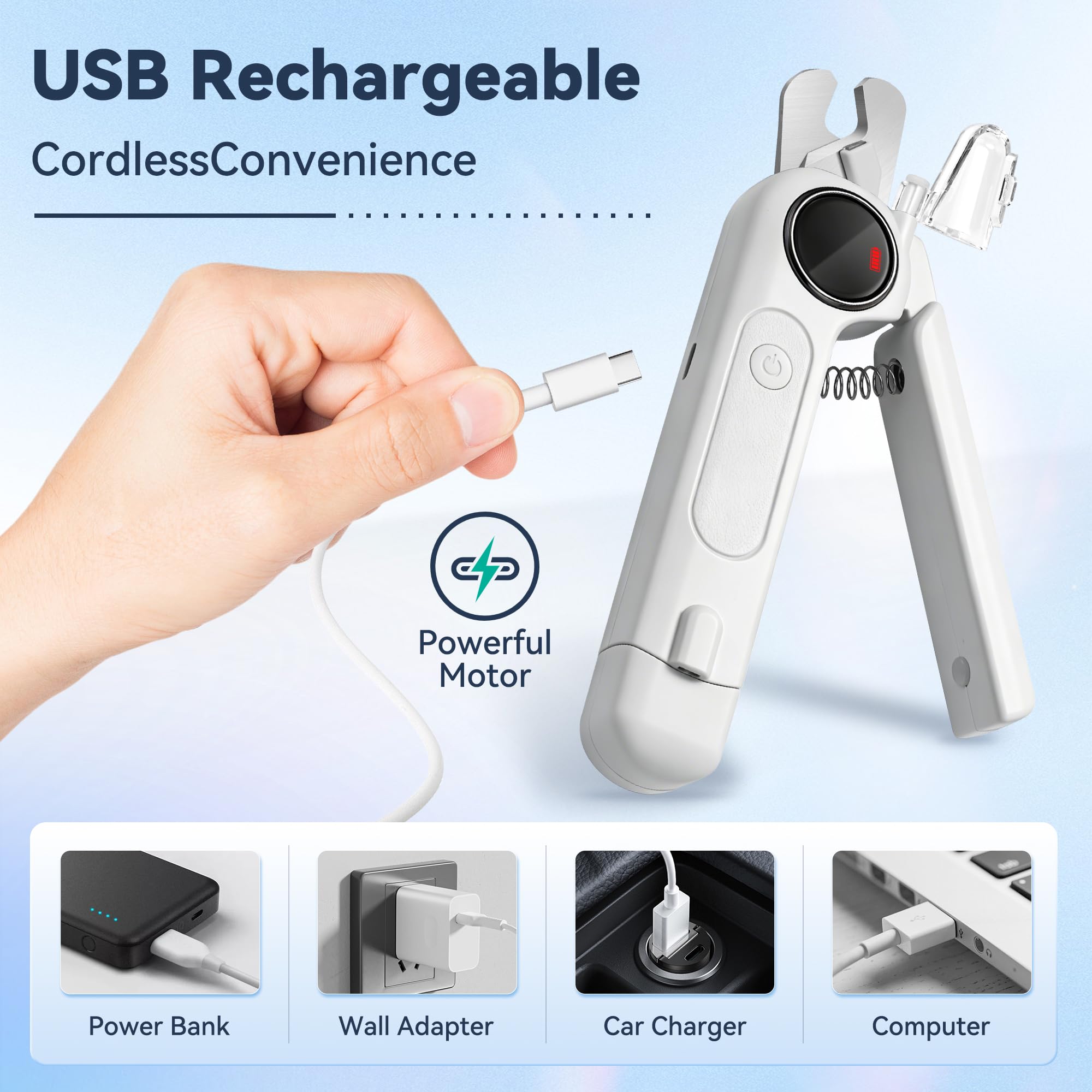 Quiet Pet Nail Clipper & Grinder - 2-in-1 -7 Quiet Pet Nail Clipper & Grinder - 2-in-1 -7