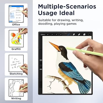 TONGATE for Galaxy Z Fold 6/5 Slim S Pen Fold Edition 4096 Pressure Levels for Samsung Z Fold 6/5 Phones Only, Fold5/6 S Pen Touch Stylus, 1.5mm Pen Tip, with 3* Tips & 1* Pen Holder, Green