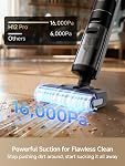 DREAME H12 Pro Wet Dry Vacuum Cleaner, Smart Floor Cleaner Cordless Vacuum and Mop for Hard Floors, One-Step Edge to Edge Cleaning with Hot Air Drying