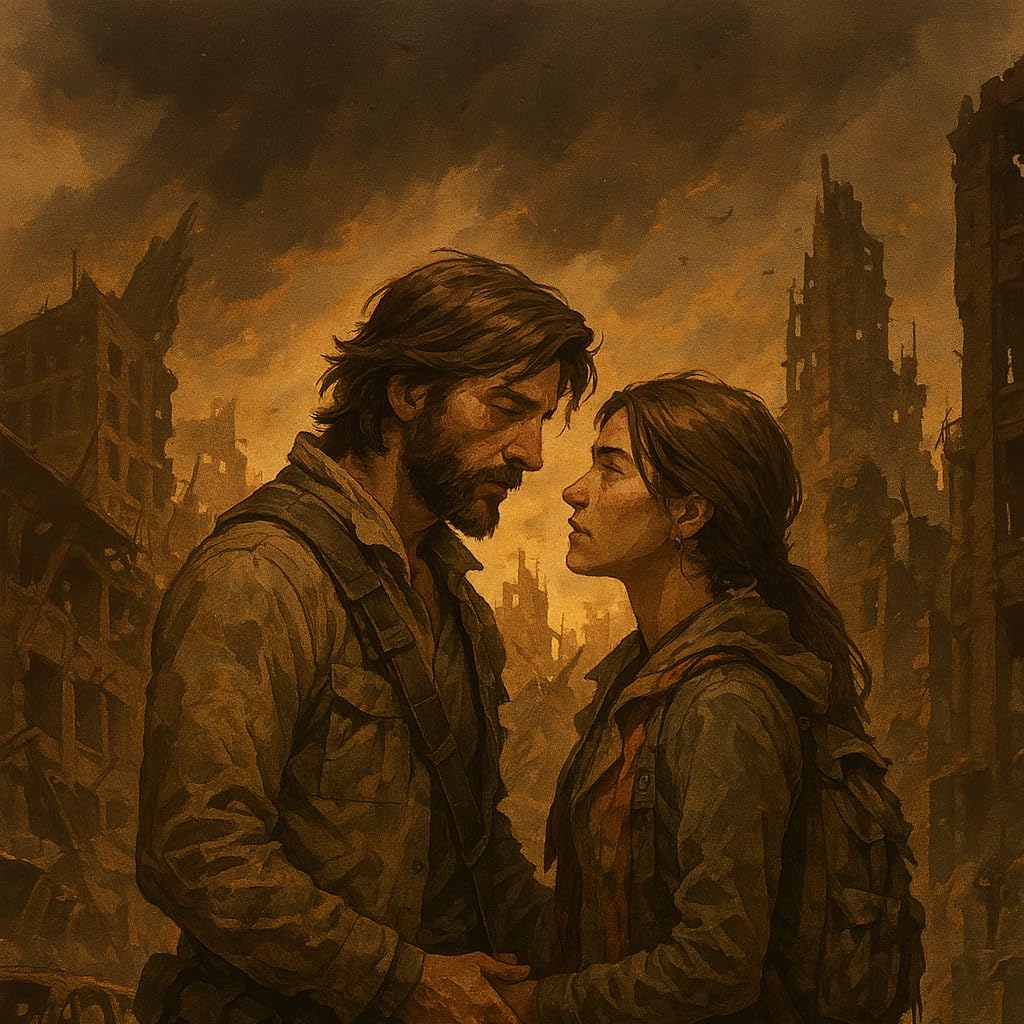 Post-Apocalyptic Style Frame - Personalized Dystopian Artwork