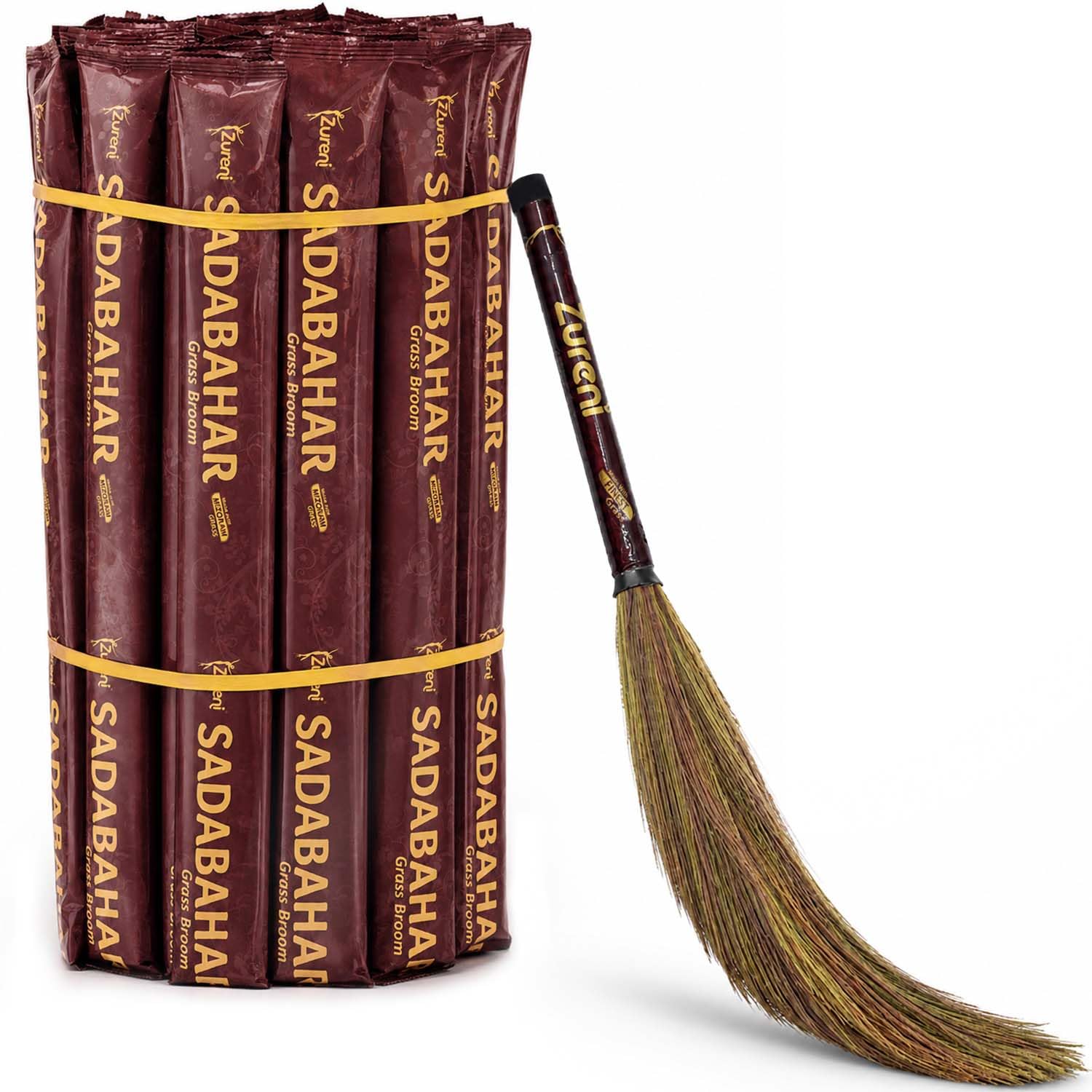 Zureni Sadabahar Broom - Natural Mizoram Grass -7