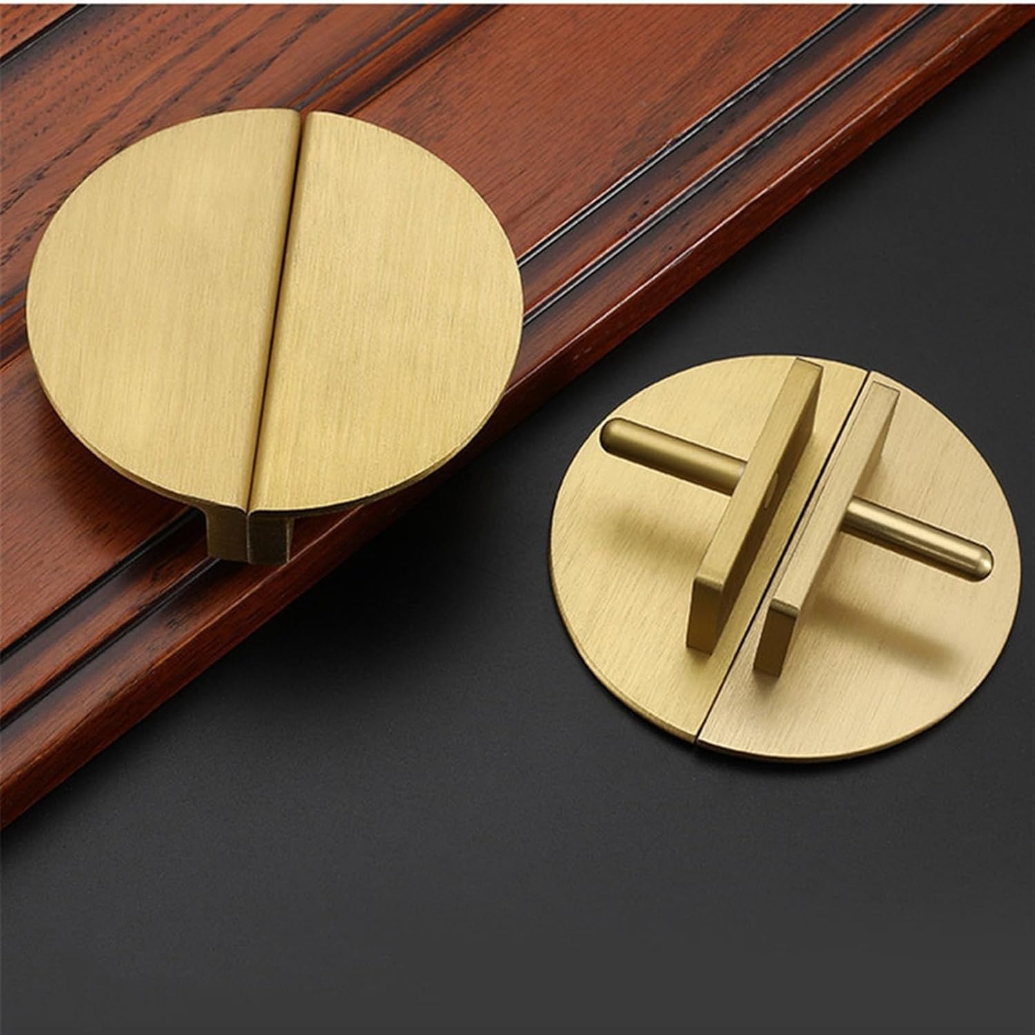 Handles Flower Pulls Gold Solid Door Knobs and Pulls Handle for Furniture Kitchen Cupboard Closet Drawer Home Decor 1Pcs (Color : 4193-Gold)