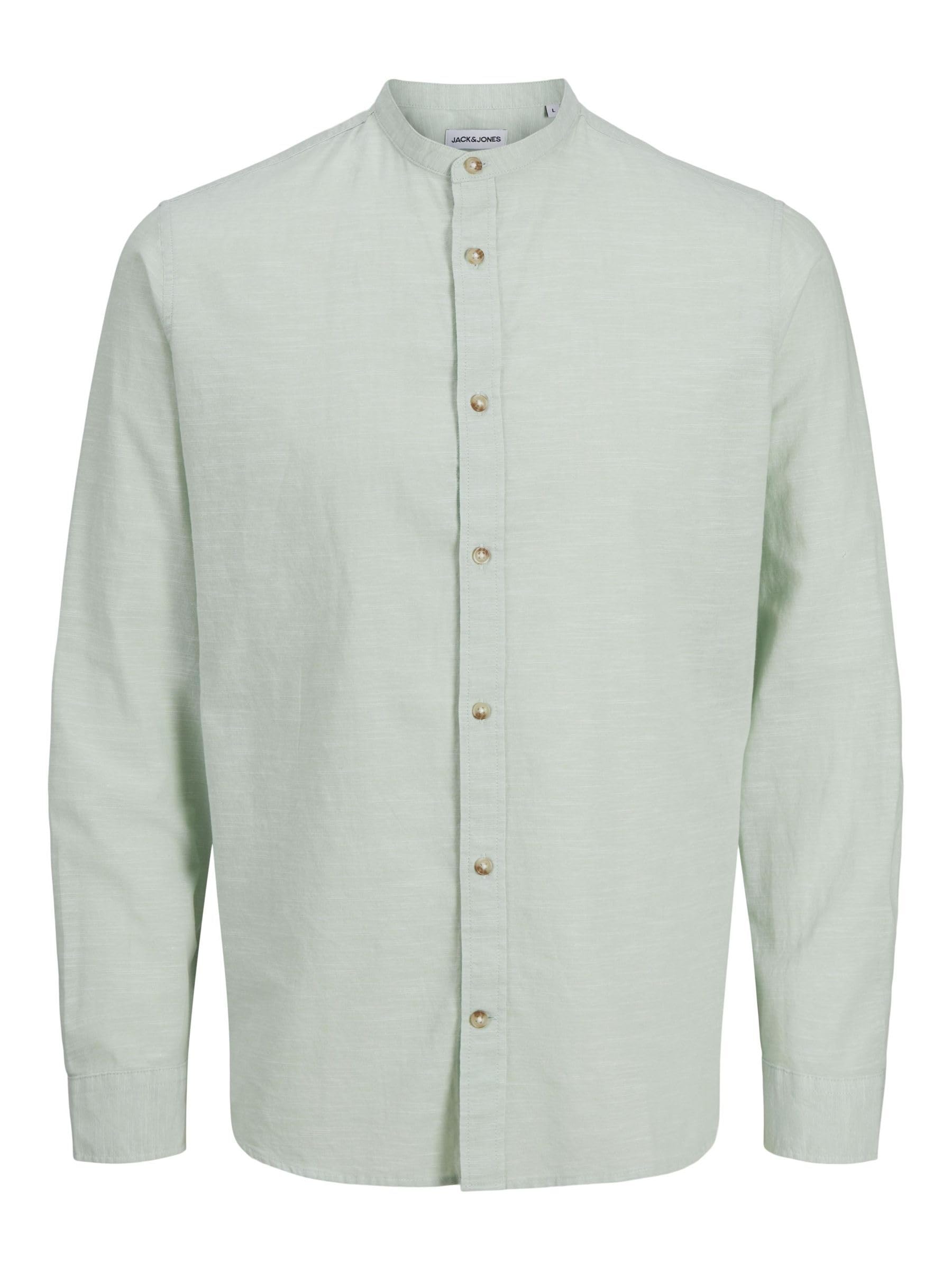 JACK & JONES Jjesummer Band Shirt LS Sn Camisa de Manga Larga Hombre (Pack de 1)