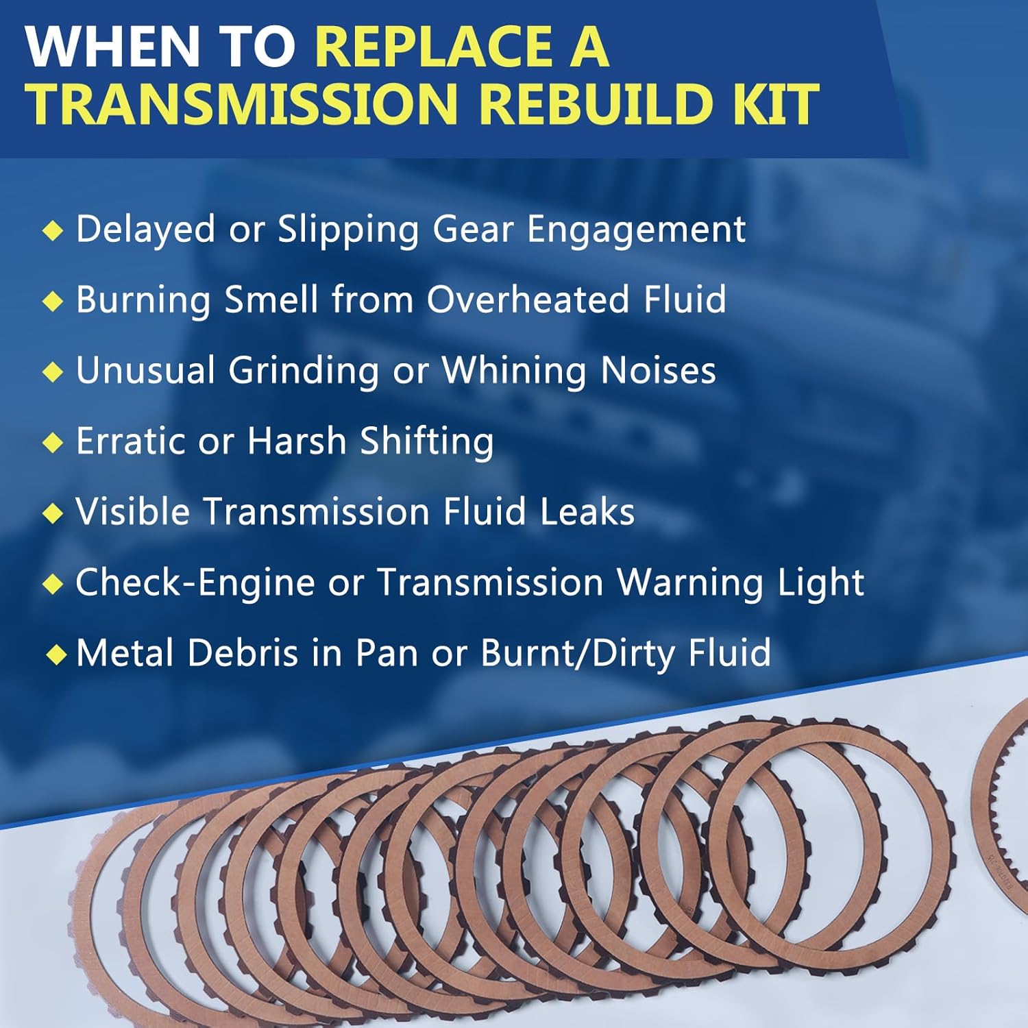 8HP45 B218820A Auto Transmission Master Overhaul Rebuild Kit Fits for 2009-2011 528i 3.0L, Fits for 2011-2012 X3 3.0L, Replace OE 8HP45 B218820A