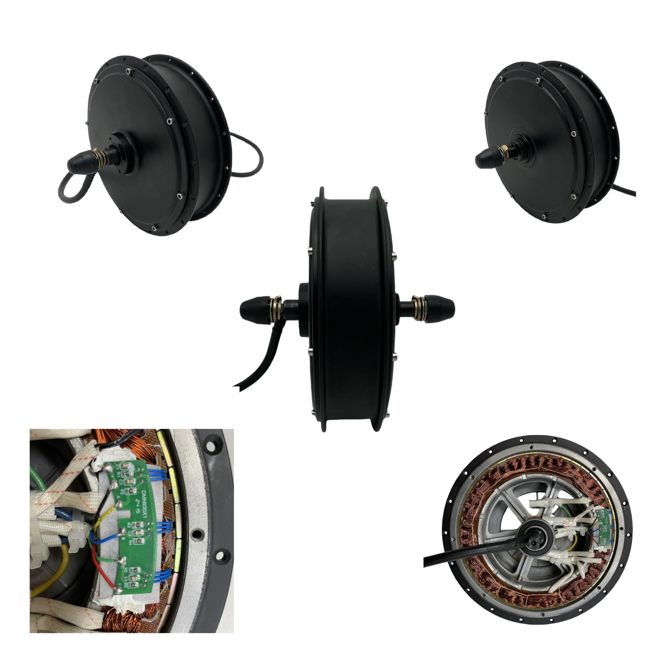 Batterie 72V 26Ah pour Moteur dans Le Moyeu 48V-72V 3000W, Roue Arrière 20"-29", avec Contrôleur à Onde Sinusoïdale 60A, Patte de Dérailleur 135mm (Arrière 27.5 Pouces, Ampères-Heures, 26)