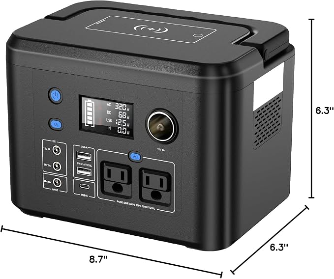 Estación de Energía Portátil 350W Powkey 260Wh miniatura 3