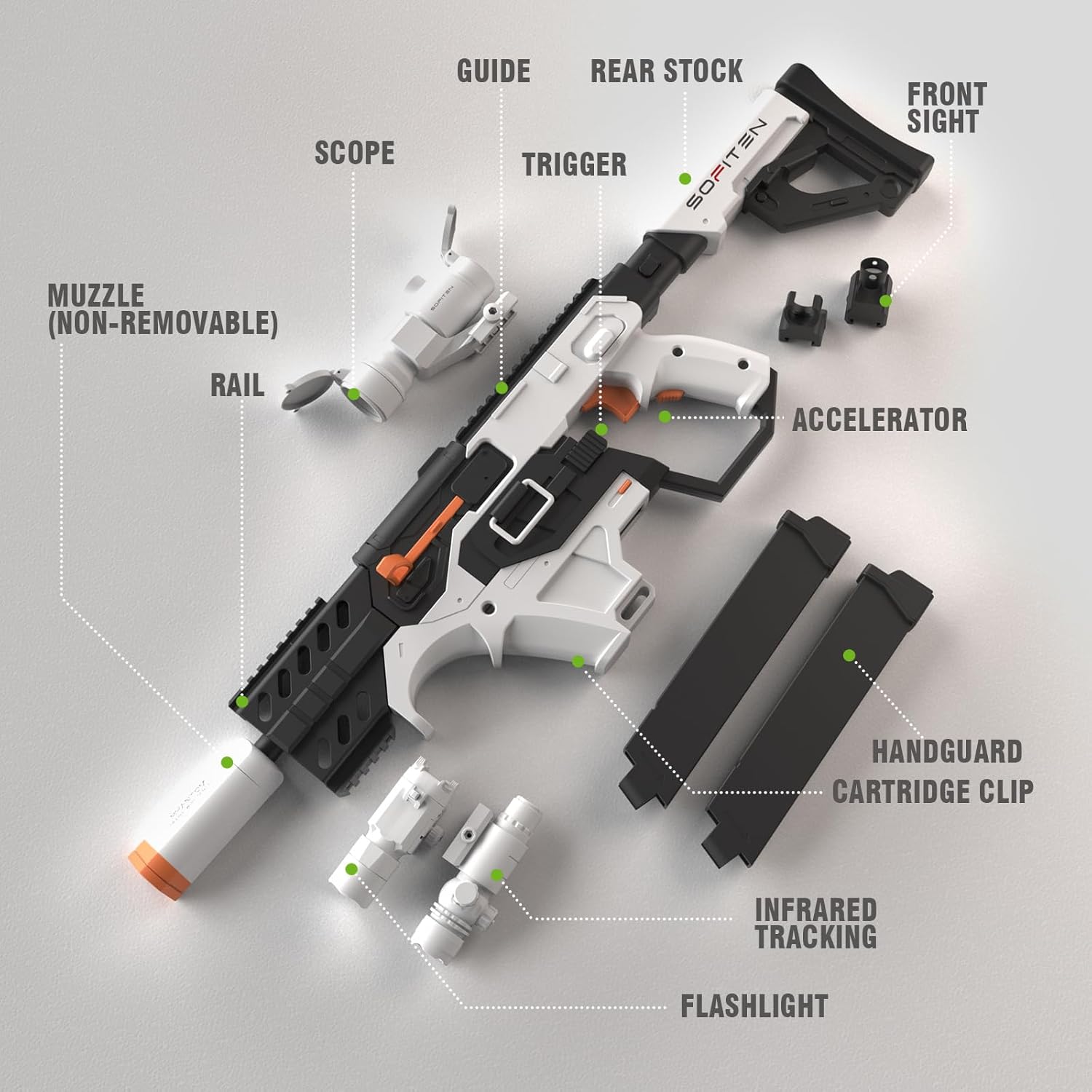 Toy Gun A-VIKTOR-X A2-white